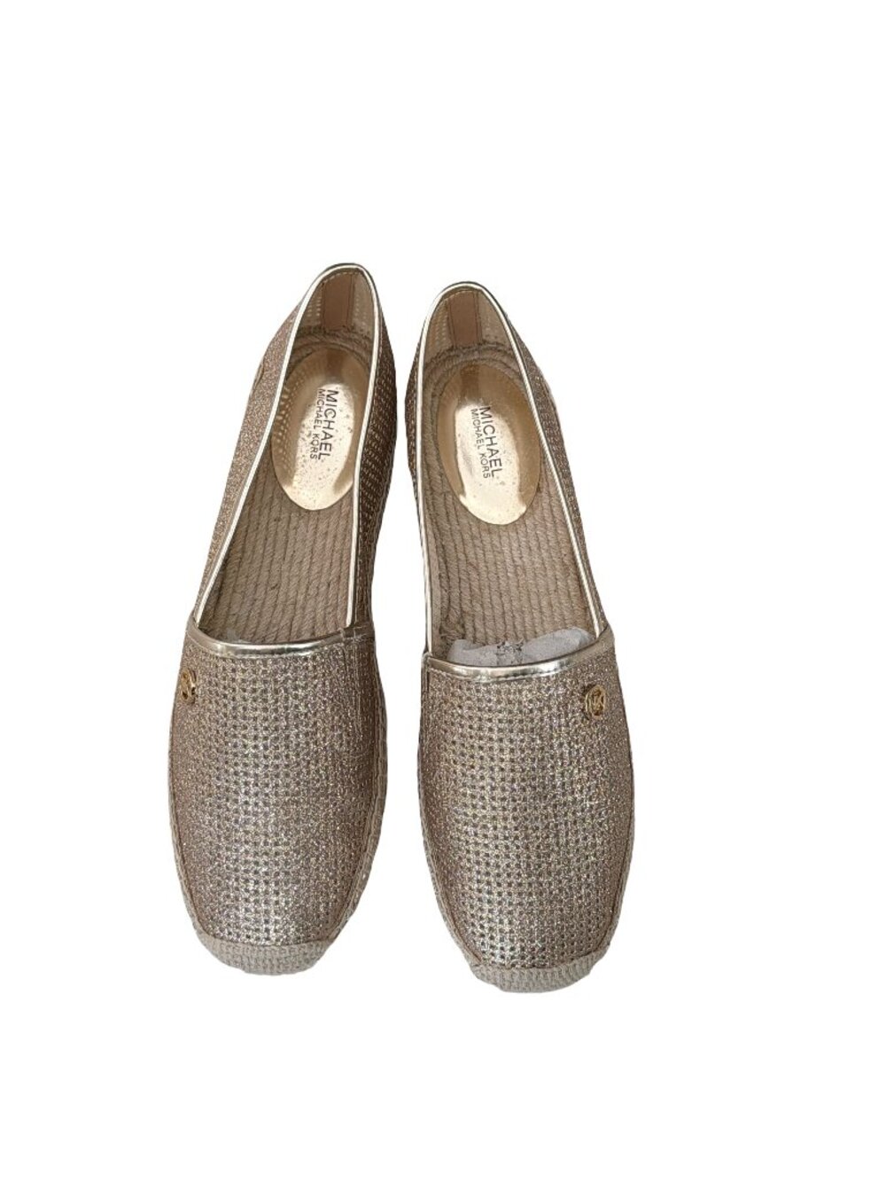 MICHAEL Michael Kors gold loafers slip ons size 11 /